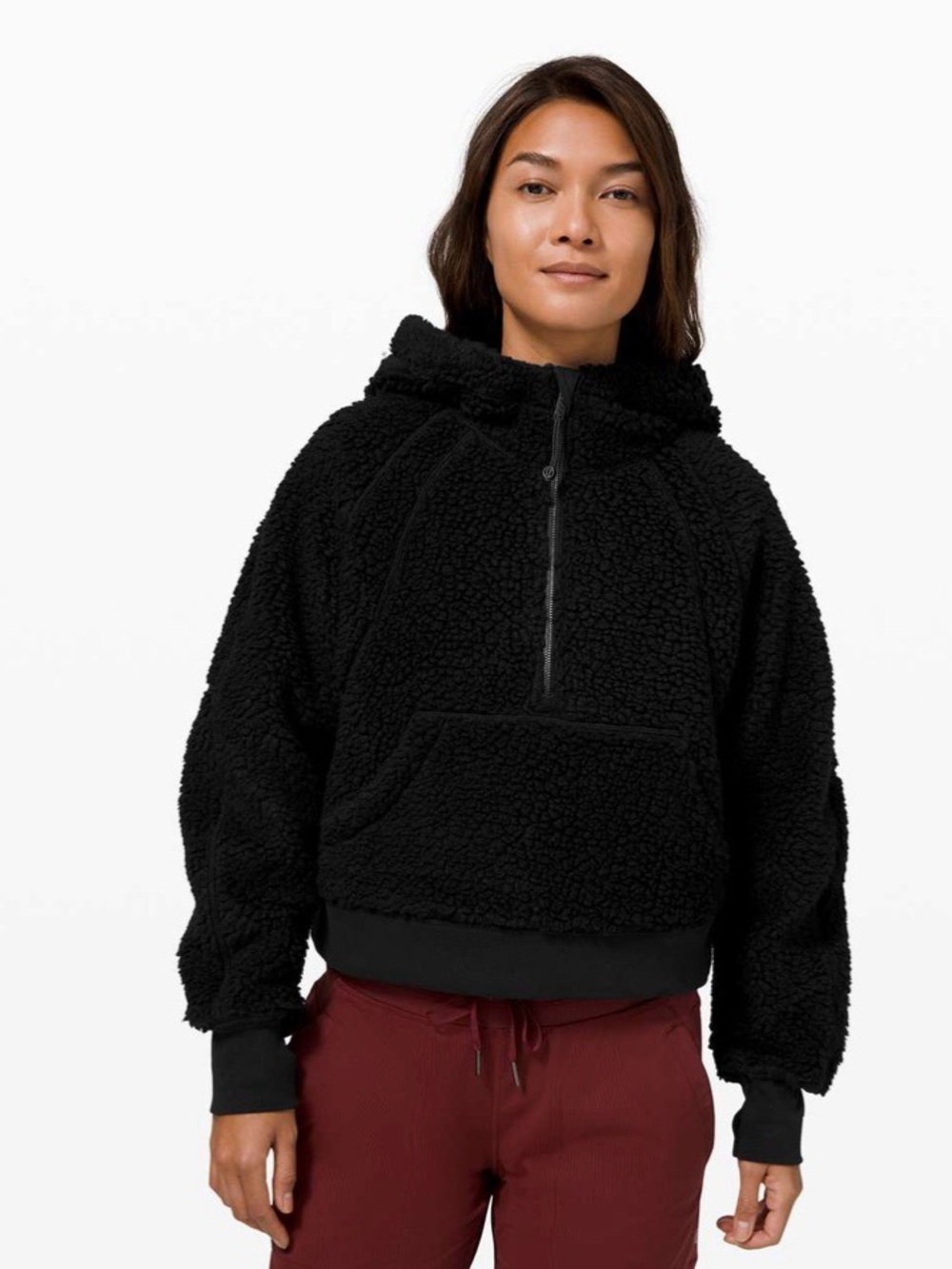 Lululemon Scuba Oversized Sherpa 1/2 Zip
Black Size M/L